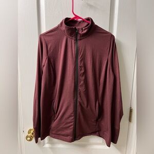 HOST PICK! Market & Spruce Active Burgundy Zip-Up Jacket